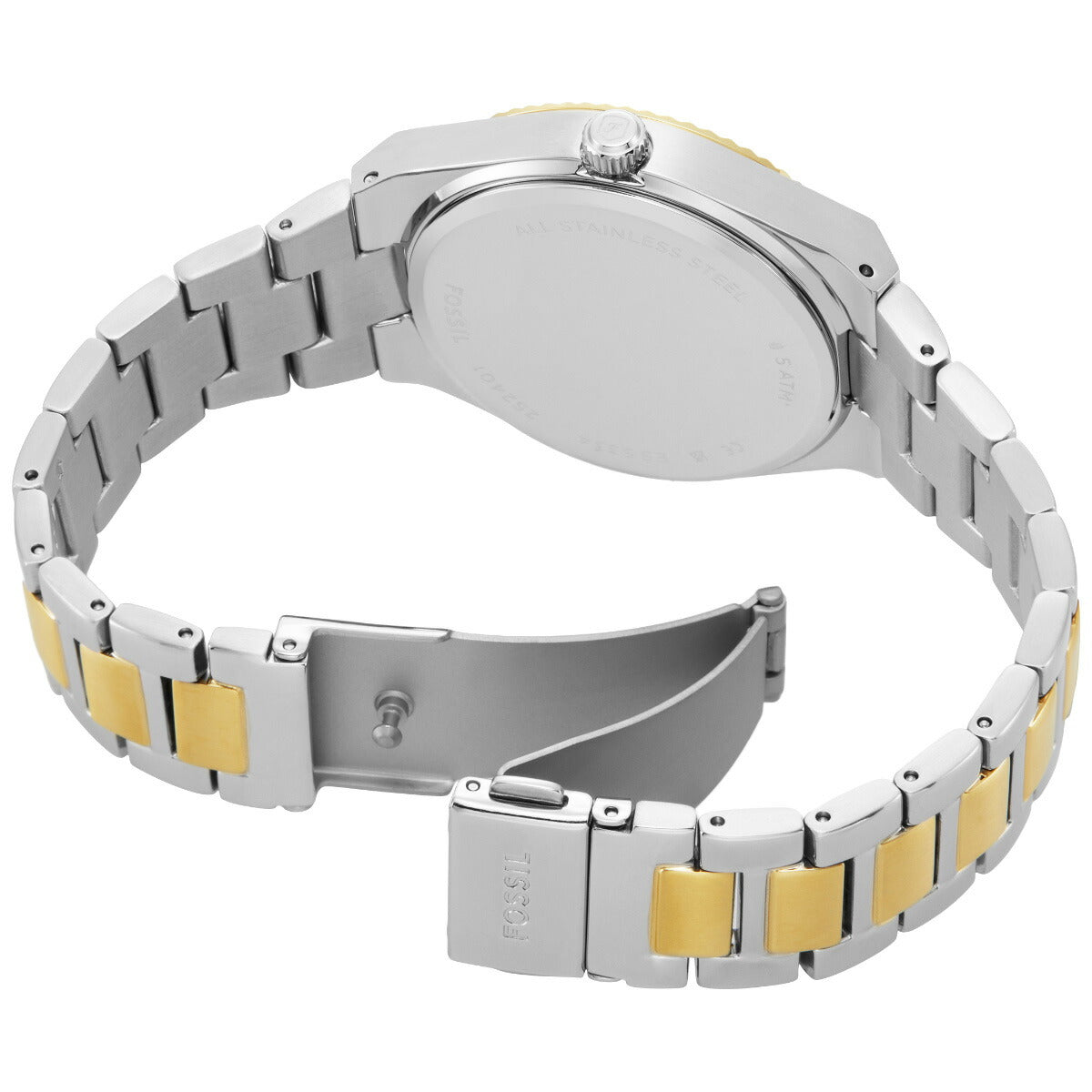 フォッシル FOSSIL 腕時計 レディース SCARLETTE 三針 ツートーン ステンレススチールウォッチ ES5334