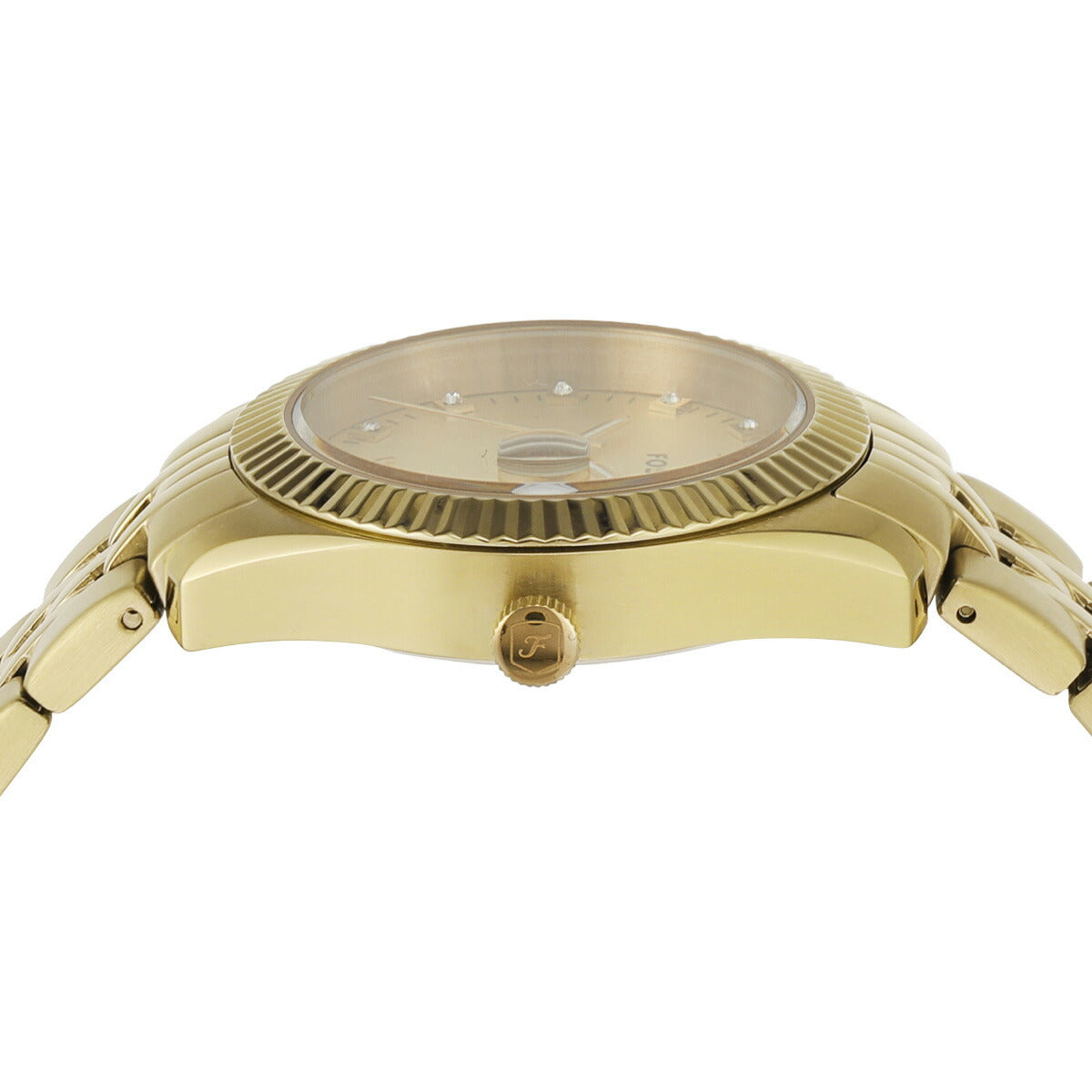フォッシル FOSSIL 腕時計 レディース SCARLETTE 三針デイト ゴールドトーン ステンレススチールウォッチ ES5338