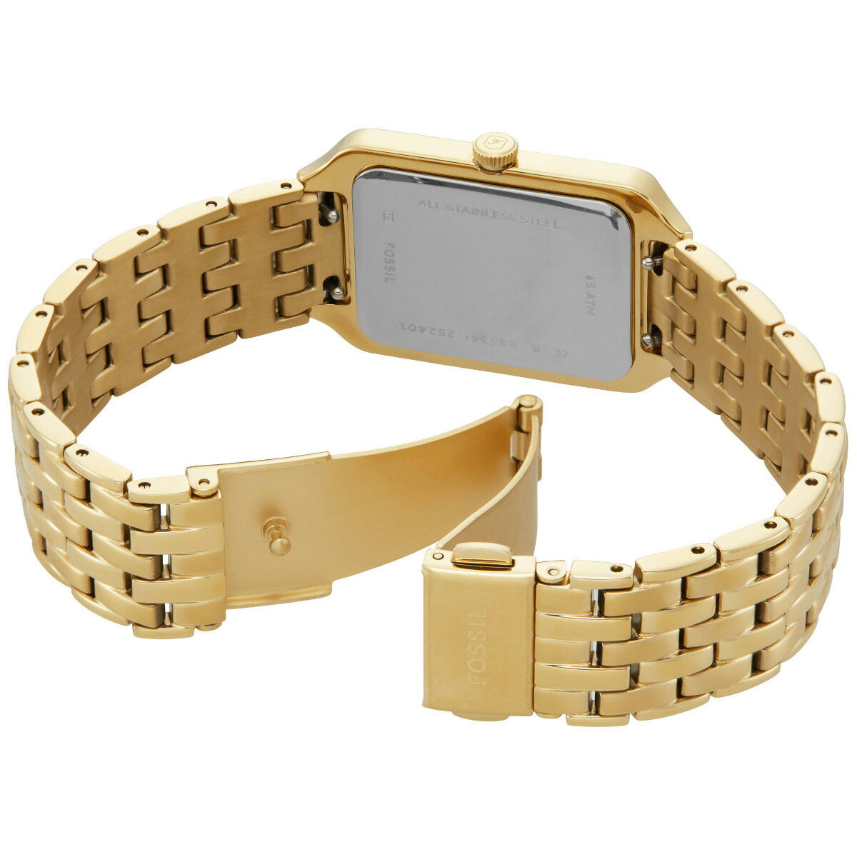 フォッシル FOSSIL 腕時計 レディース RAQUEL 三針デイト ゴールドトーン ステンレススチールウォッチ ES5341