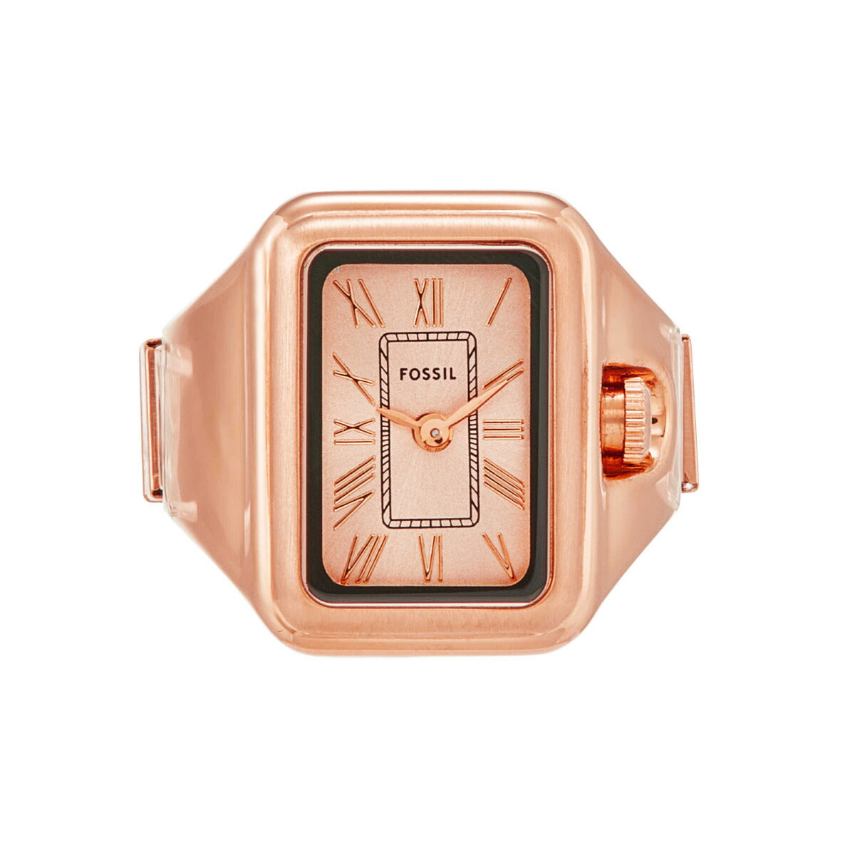 フォッシル FOSSIL リングウォッチ 時計 指輪 レディース RAQUEL 二針 ローズゴールドトーン ステンレススチール ウォッチリング ES5345