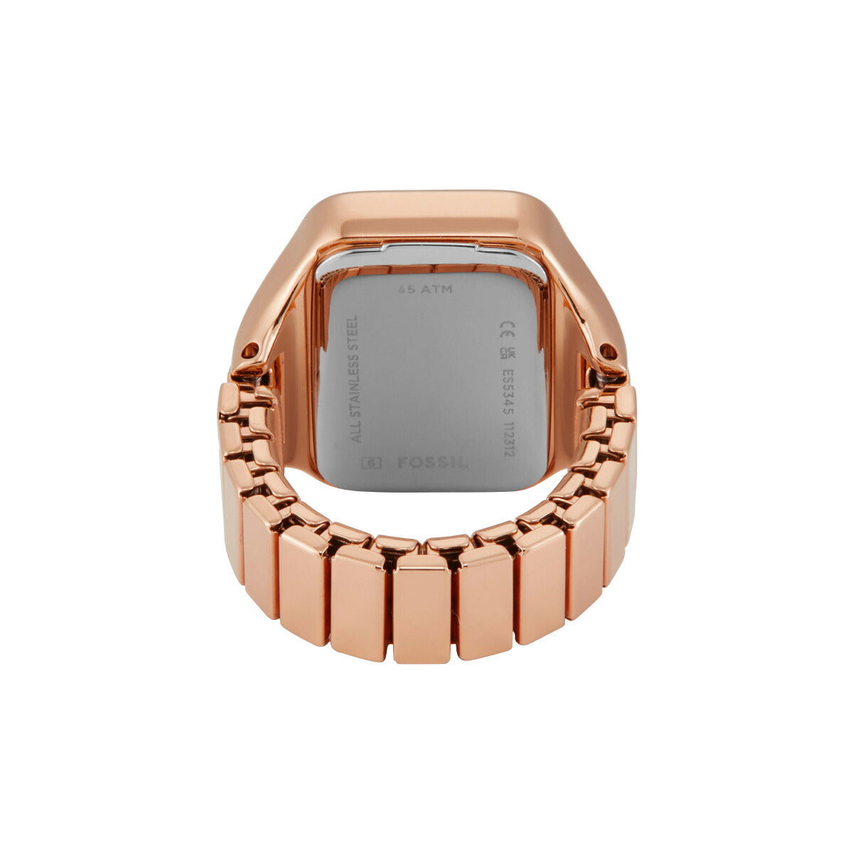 フォッシル FOSSIL リングウォッチ 時計 指輪 レディース RAQUEL 二針 ローズゴールドトーン ステンレススチール ウォッチリング ES5345