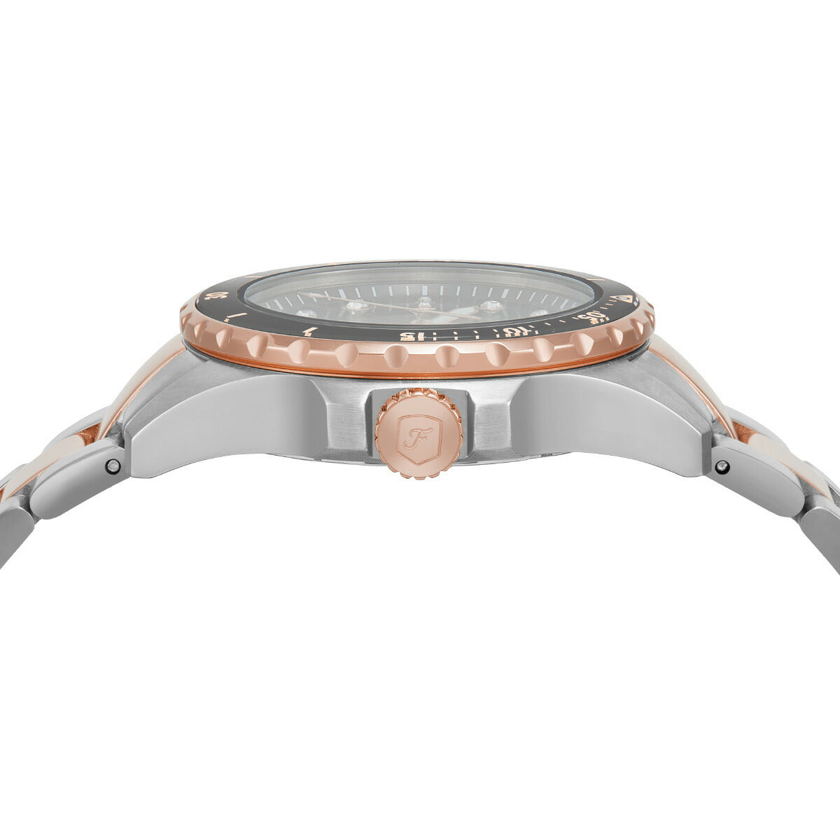 フォッシル FOSSIL 腕時計 レディース FOSSIL BLUE DIVE 三針 ツートーン ステンレススチールウォッチ ES5348
