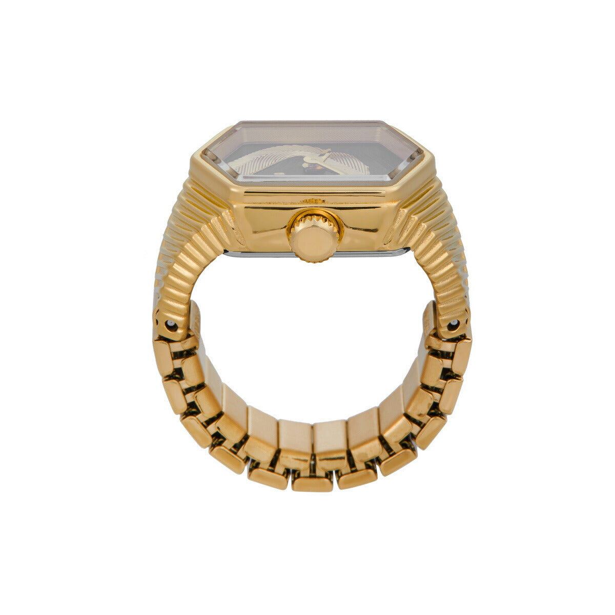 フォッシル FOSSIL ウォッチリング レディース 三針 ゴールドトーン ステンレススチール ES5382