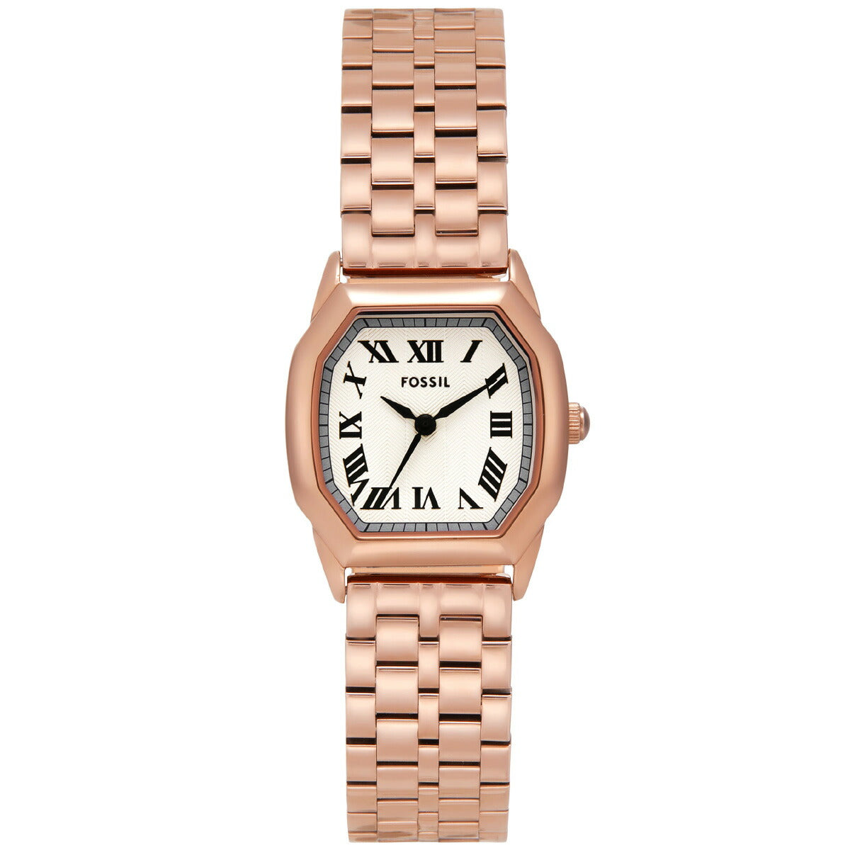 フォッシル FOSSIL 腕時計 レディース HARLOW 三針 ローズゴールドトーン ステンレススチールウォッチ ES5386