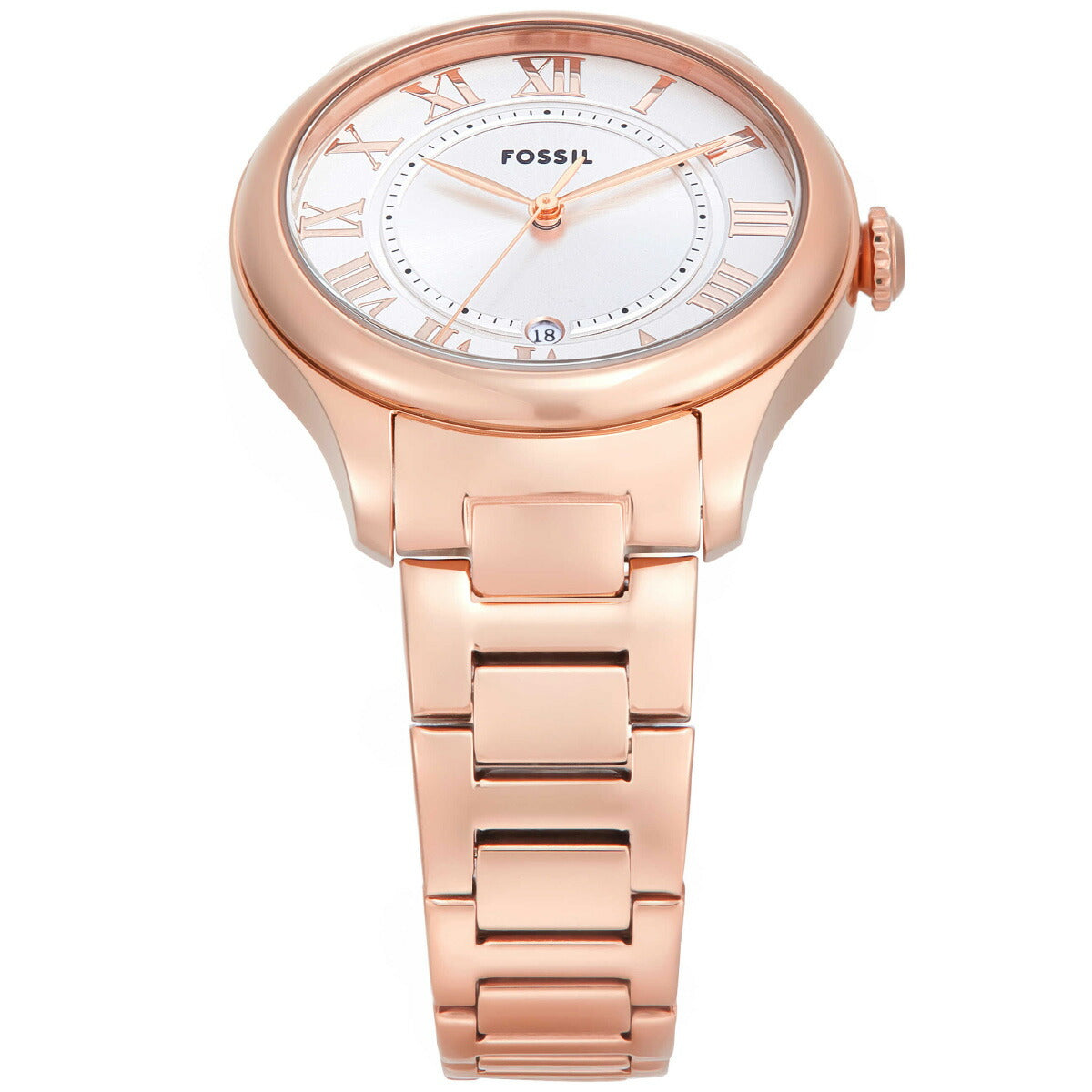 フォッシル FOSSIL 腕時計 レディース GILMORE 三針デイト ローズゴールドトーン ステンレススチールウォッチ ES5394【2025 新作】
