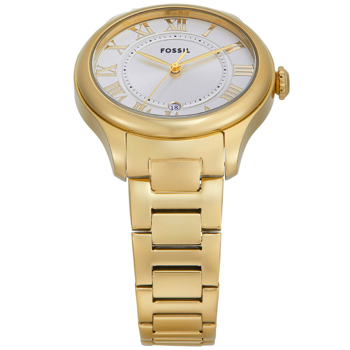 フォッシル FOSSIL 腕時計 レディース GILMORE 三針デイト ゴールドトーン ステンレススチールウォッチ ES5395【2025 新作】