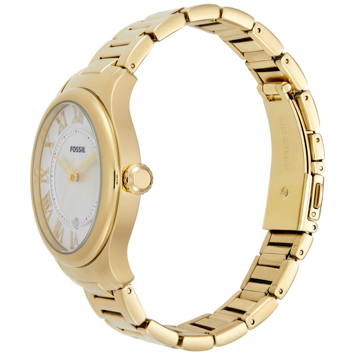 フォッシル FOSSIL 腕時計 レディース GILMORE 三針デイト ゴールドトーン ステンレススチールウォッチ ES5395【2025 新作】
