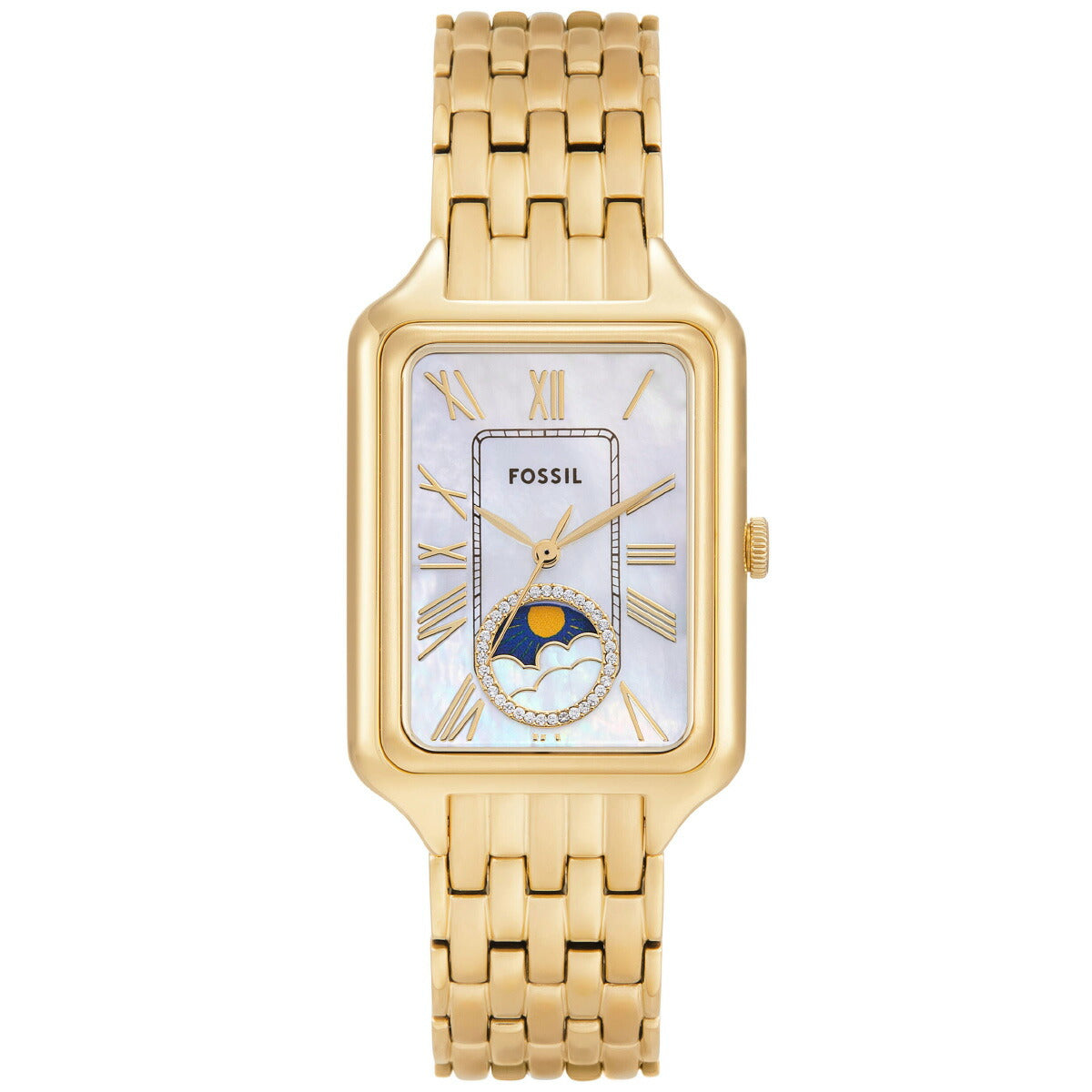 フォッシル FOSSIL 腕時計 レディース RAQUEL サンムーン マルチファンクション ゴールドトーン ステンレススチールウォッチ ES5398【2025 新作】