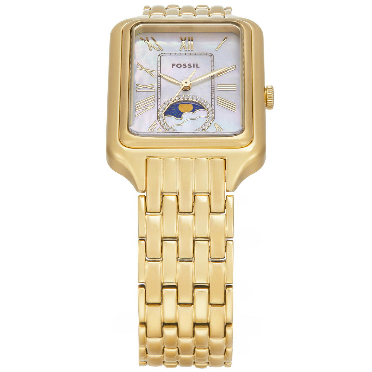 フォッシル FOSSIL 腕時計 レディース RAQUEL サンムーン マルチファンクション ゴールドトーン ステンレススチールウォッチ ES5398【2025 新作】