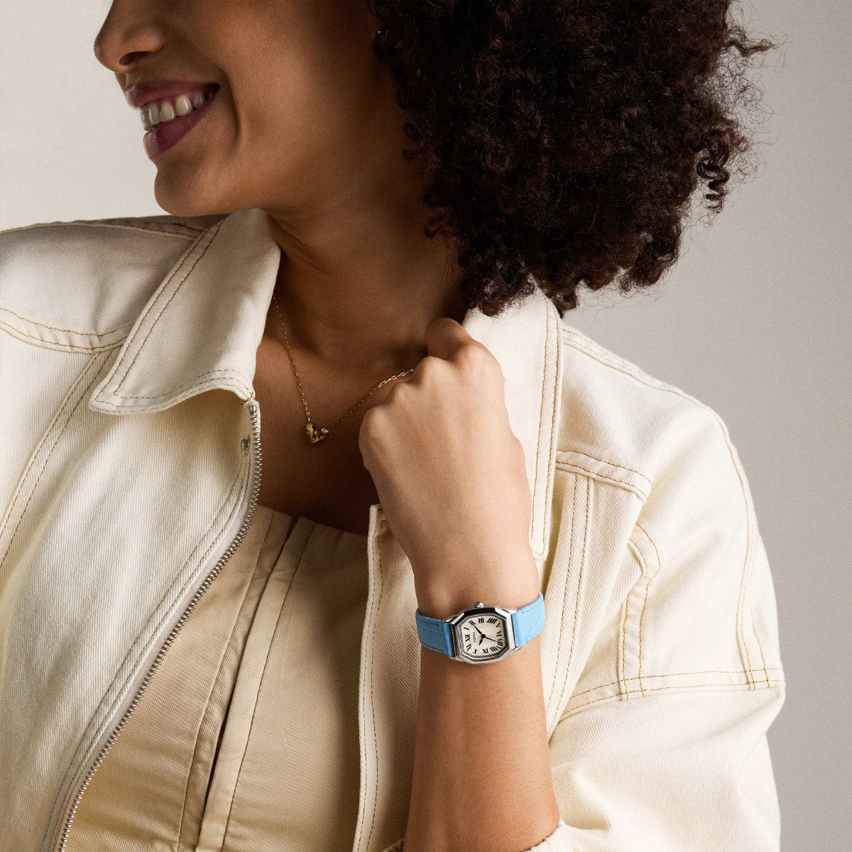 フォッシル FOSSIL 腕時計 レディース HARLOW 三針 ステンレススチールウォッチ ES5405