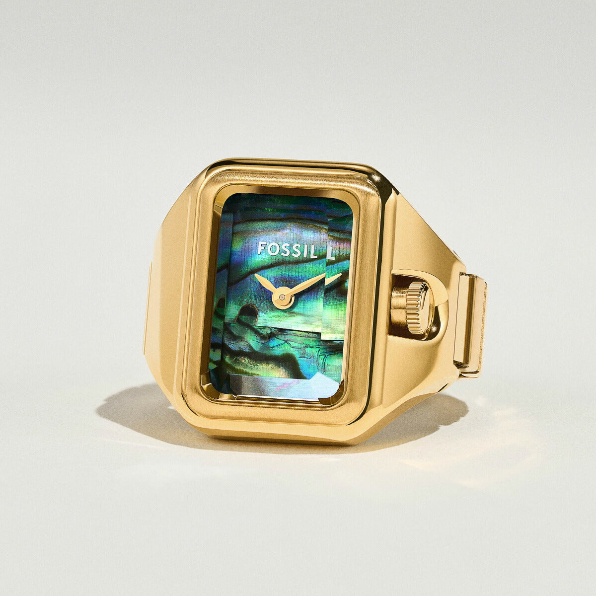 フォッシル FOSSIL リングウォッチ 時計 指輪 レディース RAQUEL 二針 ステンレススチール ウォッチリング ES5411【2025 新作】