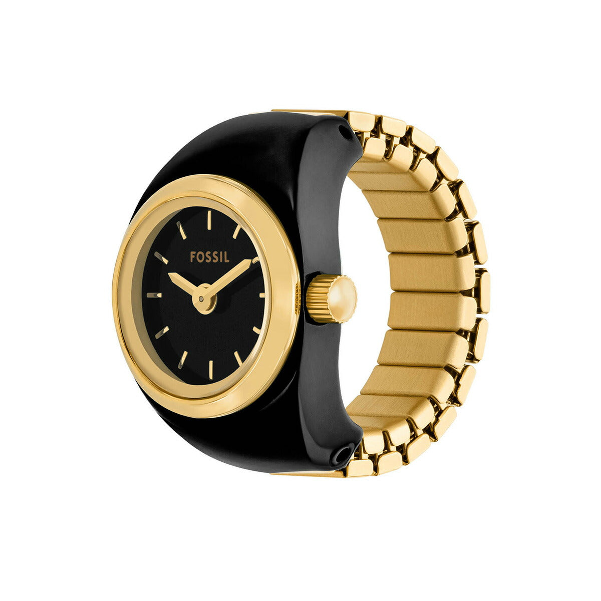 フォッシル FOSSIL リングウォッチ 時計 指輪 レディース 二針 ゴールドトーン ステンレススチール ウォッチリング ES5413【2025 新作】