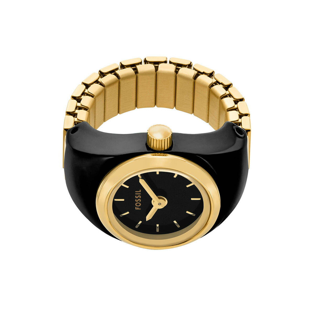 フォッシル FOSSIL リングウォッチ 時計 指輪 レディース 二針 ゴールドトーン ステンレススチール ウォッチリング ES5413【2025 新作】