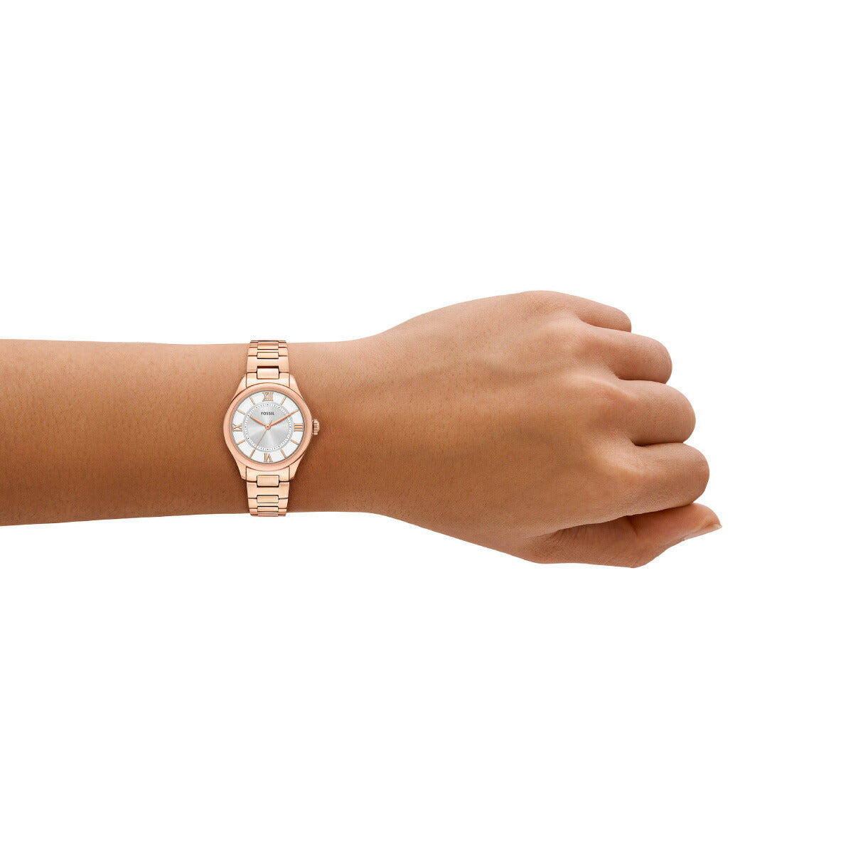 フォッシル FOSSIL 腕時計 レディース GILMORE 三針 ローズゴールドトーン ステンレススチールウォッチ ES5420【2025 新作】
