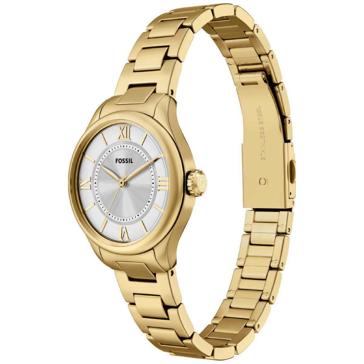 フォッシル FOSSIL 腕時計 レディース GILMOE 三針 ゴールドトーン ステンレススチールウォッチ ES5421【2025 新作】