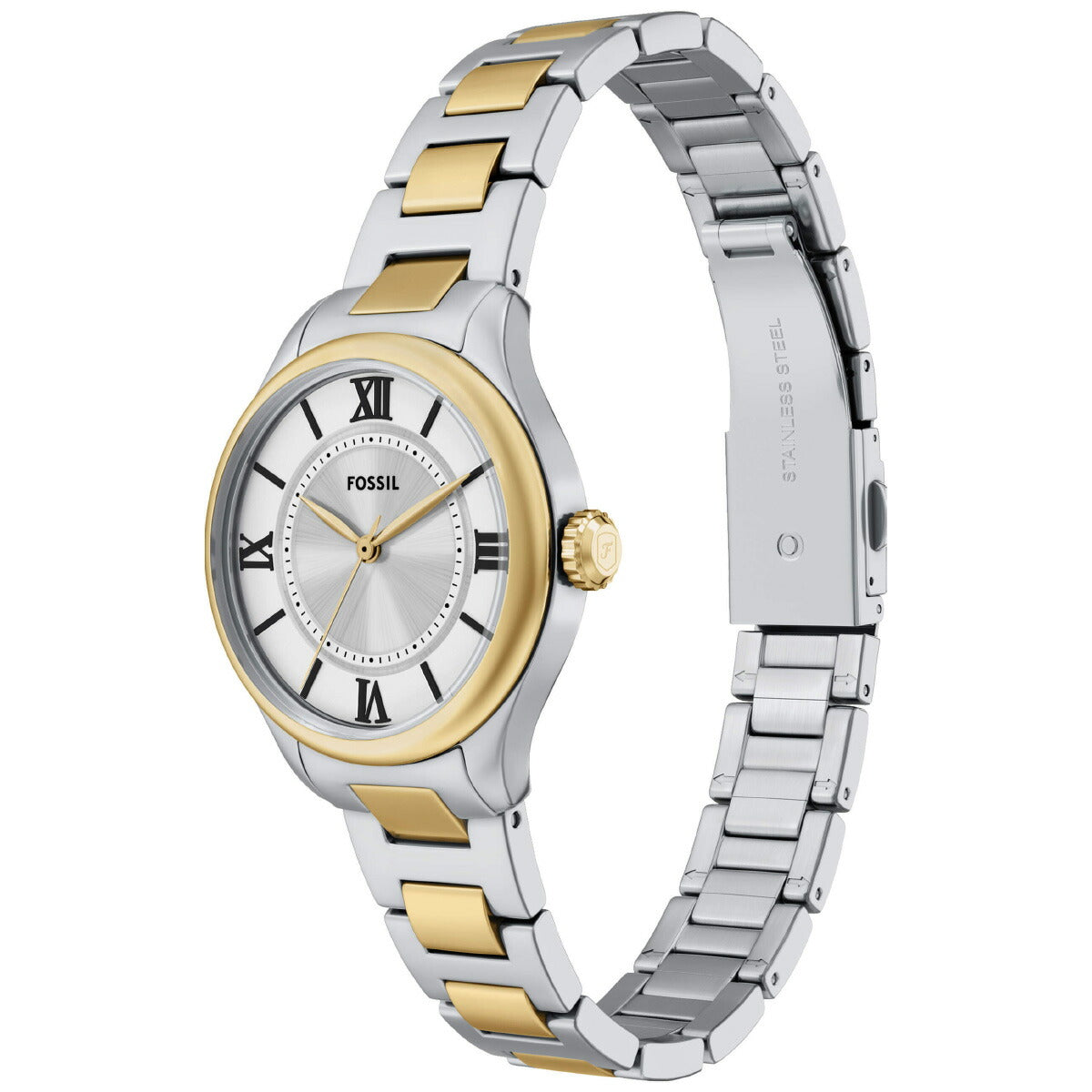 フォッシル FOSSIL 腕時計 レディース GILMOE 三針 ツートーン ステンレススチールウォッチ ES5422【2025 新作】