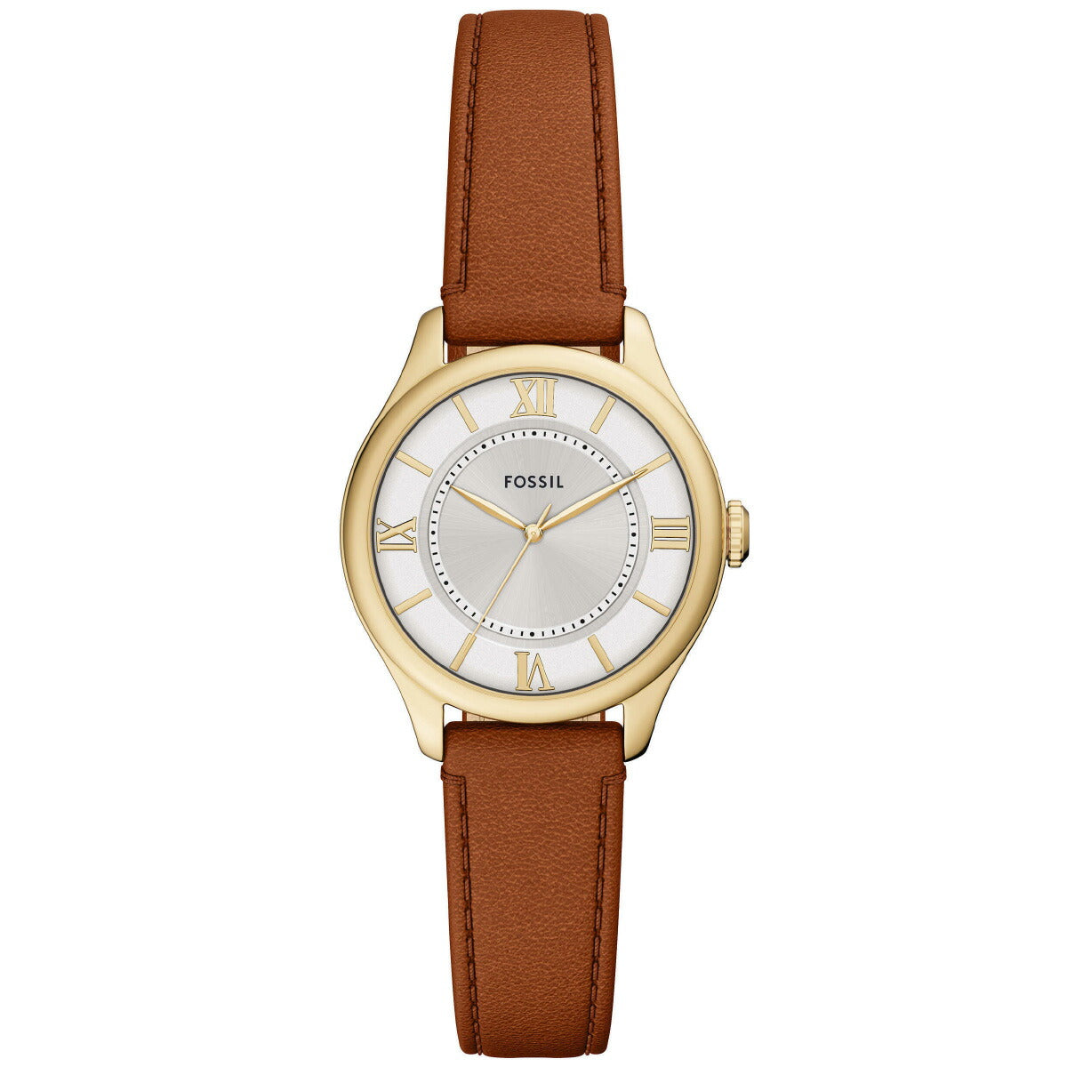 フォッシル FOSSIL 腕時計 レディース GILMORE 三針 ブラウン レザーウォッチ ES5423【2025 新作】