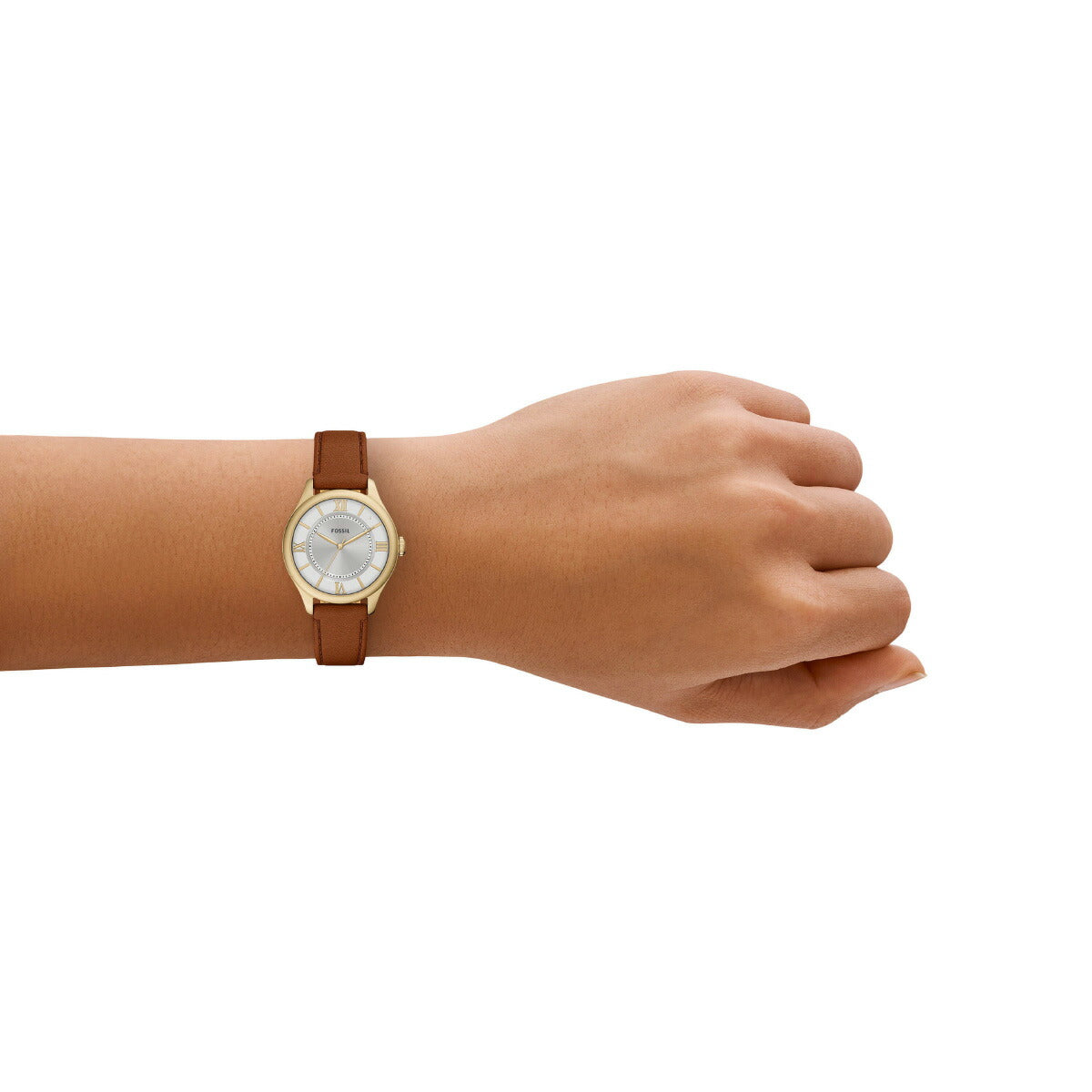 フォッシル FOSSIL 腕時計 レディース GILMORE 三針 ブラウン レザーウォッチ ES5423【2025 新作】