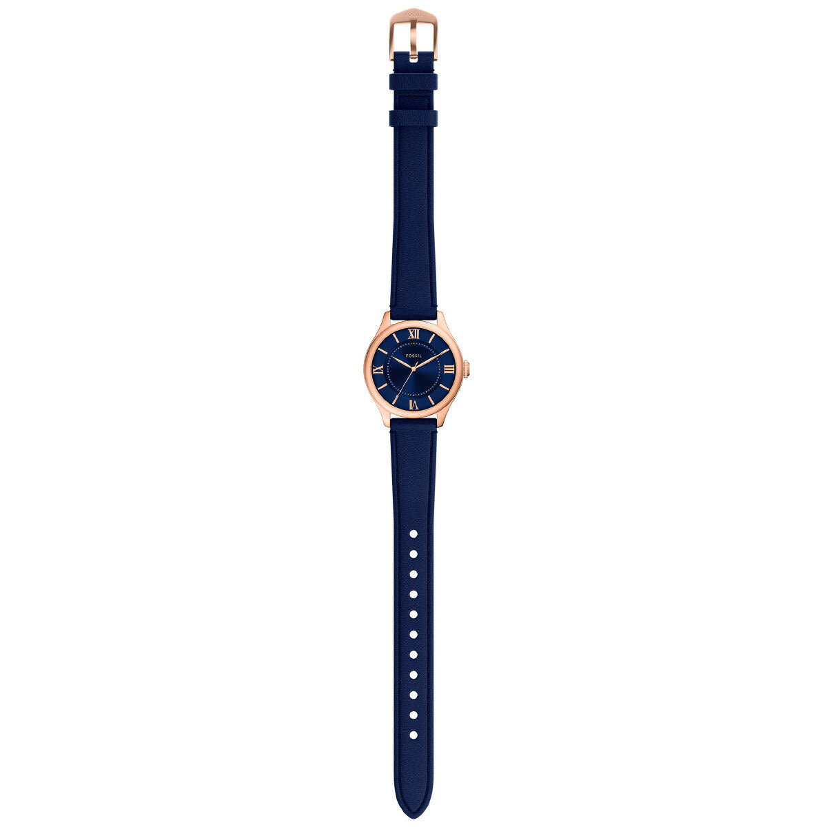 フォッシル FOSSIL 腕時計 レディース GILMORE 三針 ネイビー レザーウォッチ ES5424【2025 新作】