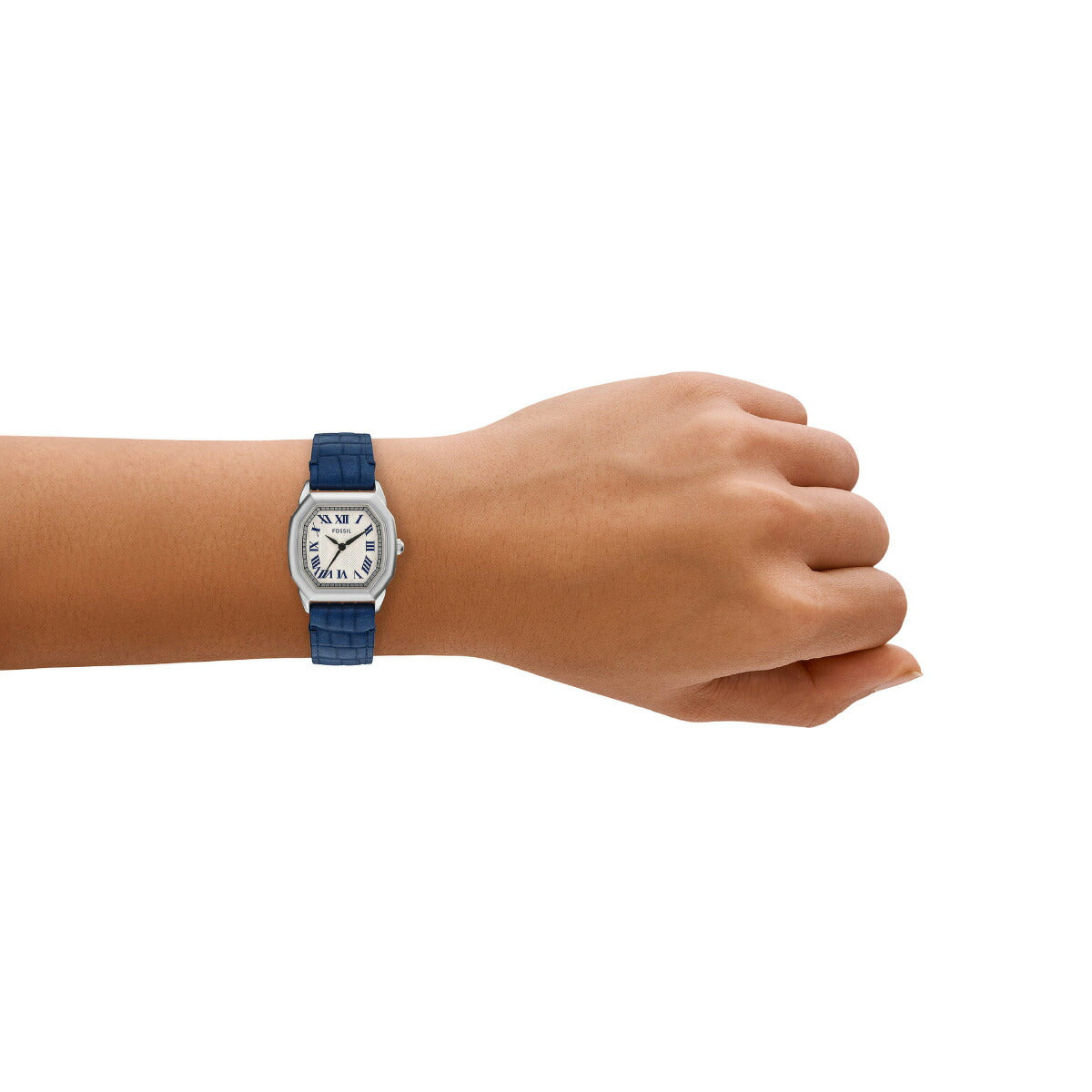 フォッシル FOSSIL 腕時計 レディース HARLOW 三針 ネイビー クロコレザーウォッチ ES5425【2025 新作】
