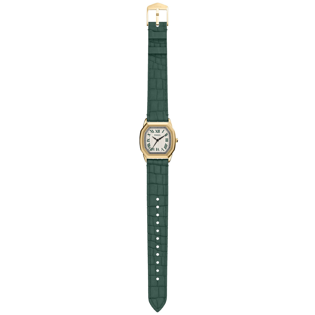 フォッシル FOSSIL 腕時計 レディース HARLOW 三針 グリーン クロコレザーウォッチ ES5427【2025 新作】