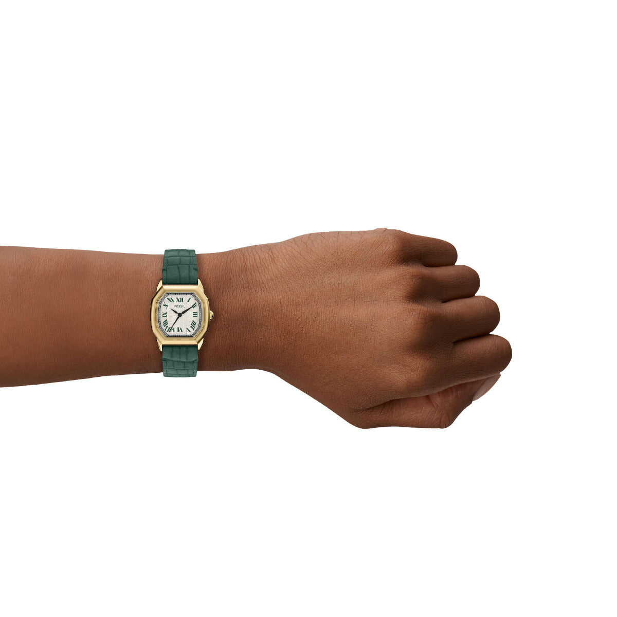 フォッシル FOSSIL 腕時計 レディース HARLOW 三針 グリーン クロコレザーウォッチ ES5427【2025 新作】