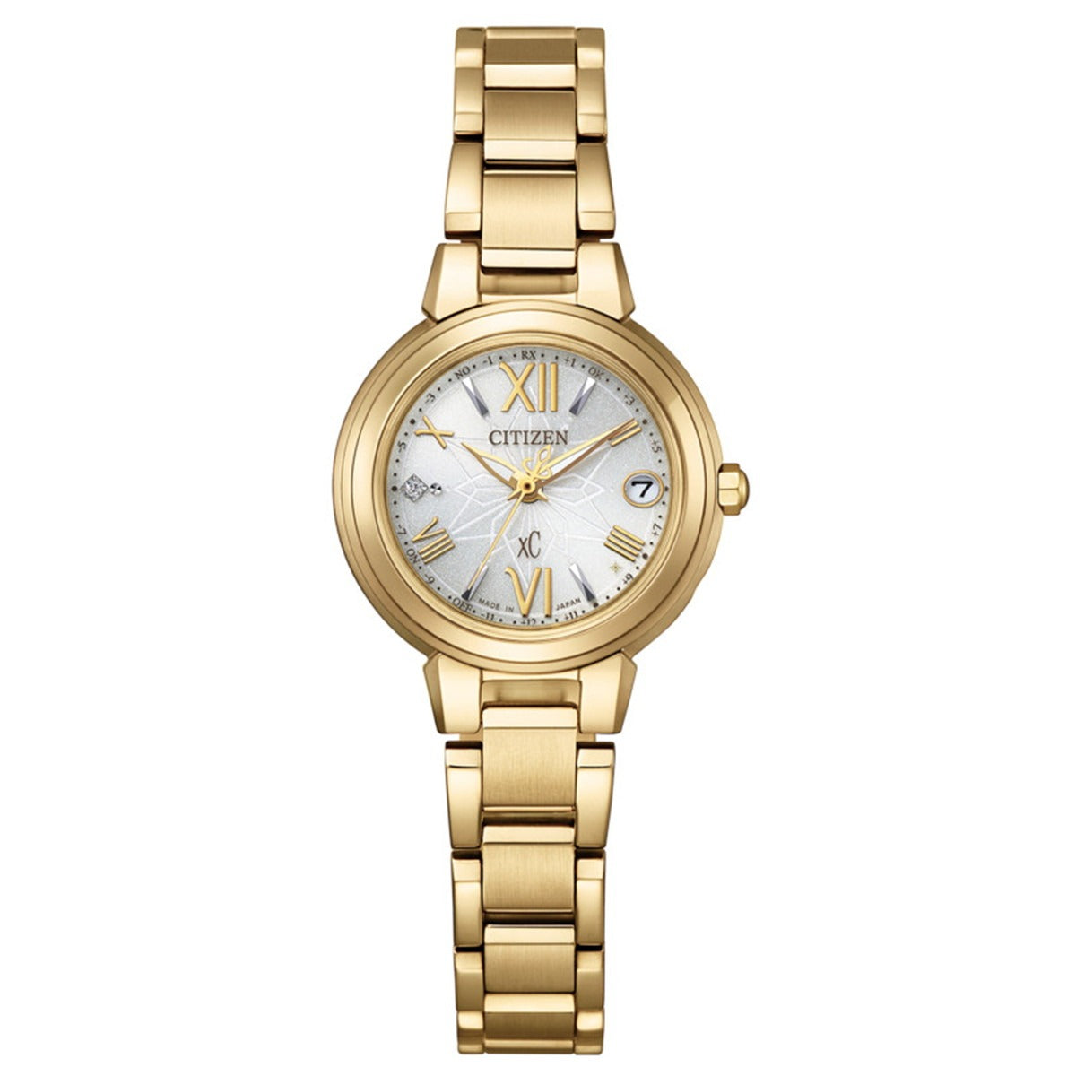 シチズン クロスシー エコドライブ 電波時計 xC 限定 ES9433-56A ハッピーフライト レディース 腕時計 CITIZEN basic collection ミニソル minisol