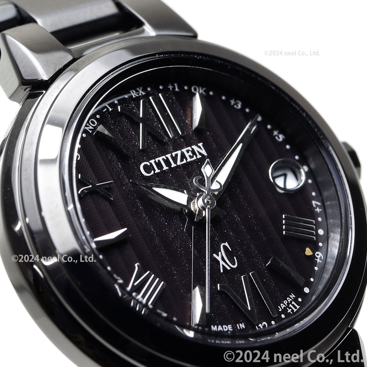 シチズン クロスシー CITIZEN xC エコドライブ 電波時計 ハッピーフライト 限定モデル 腕時計 レディース basic collection ES9435-77E【2025 新作】