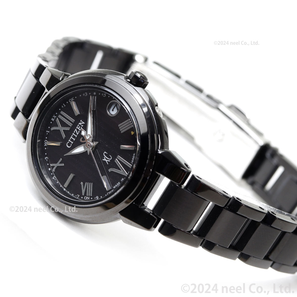 シチズン クロスシー CITIZEN xC エコドライブ 電波時計 ハッピーフライト 限定モデル 腕時計 レディース basic collection ES9435-77E【2025 新作】