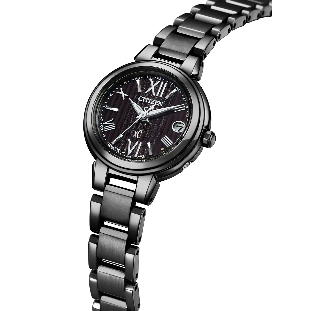 シチズン クロスシー CITIZEN xC エコドライブ 電波時計 ハッピーフライト 限定モデル 腕時計 レディース basic collection ES9435-77E【2025 新作】