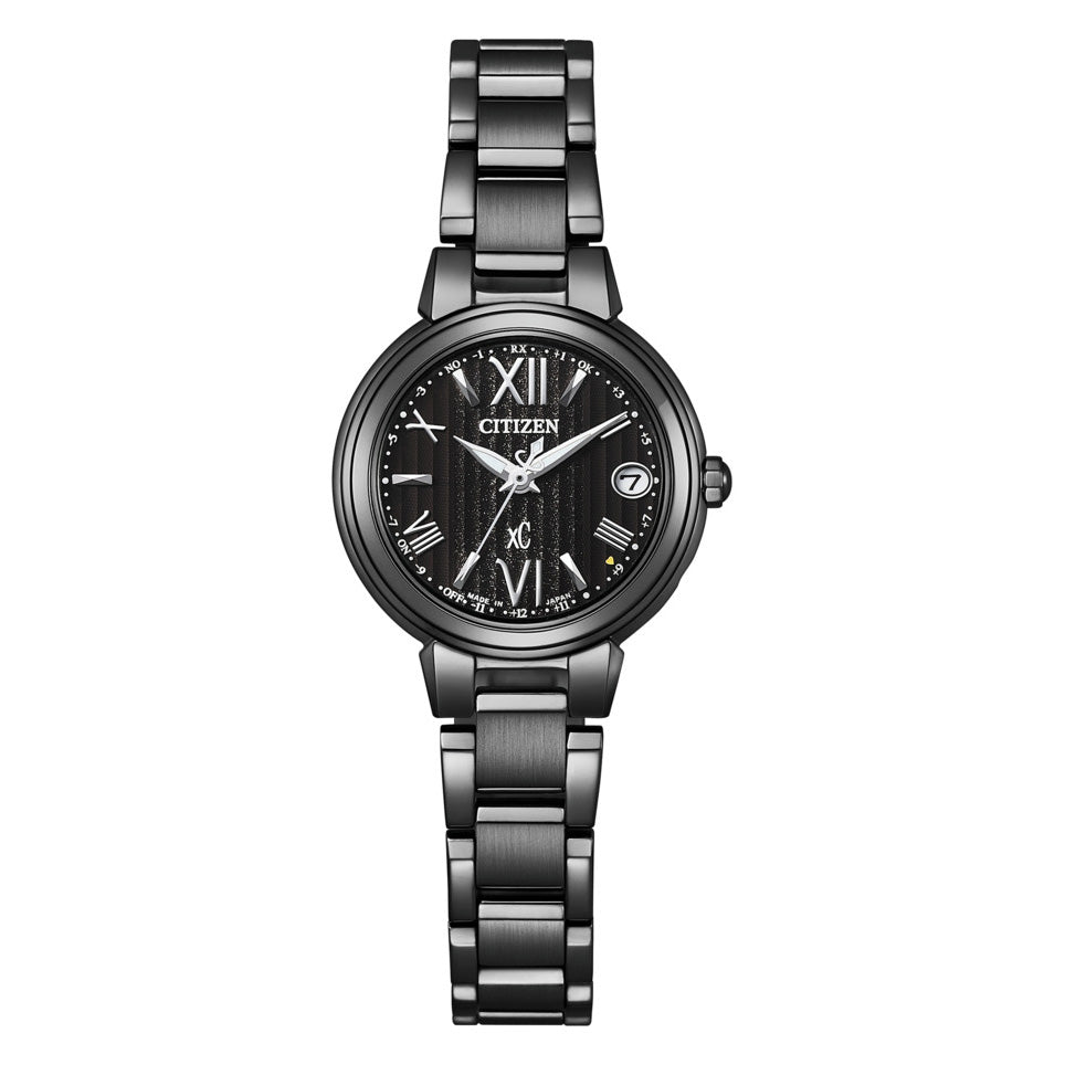 シチズン クロスシー CITIZEN xC エコドライブ 電波時計 ハッピーフライト 限定モデル 腕時計 レディース basic collection ES9435-77E【2025 新作】