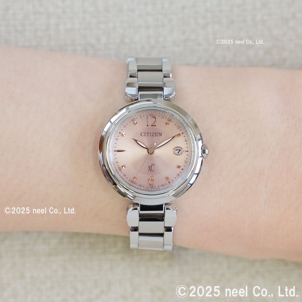 シチズン クロスシー エコドライブ 電波時計 xC ES9460-88W ティタニア ハッピーフライト レディース 腕時計 CITIZEN mizu collection【2025 新作】