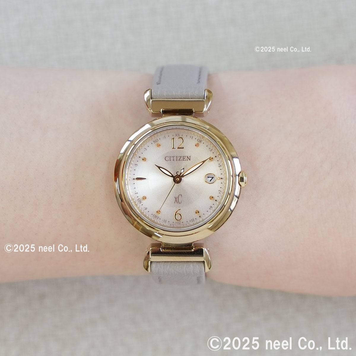 シチズン クロスシー エコドライブ 電波時計 xC ES9463-04A ティタニア ハッピーフライト レディース 腕時計 CITIZEN mizu collection【2025 新作】