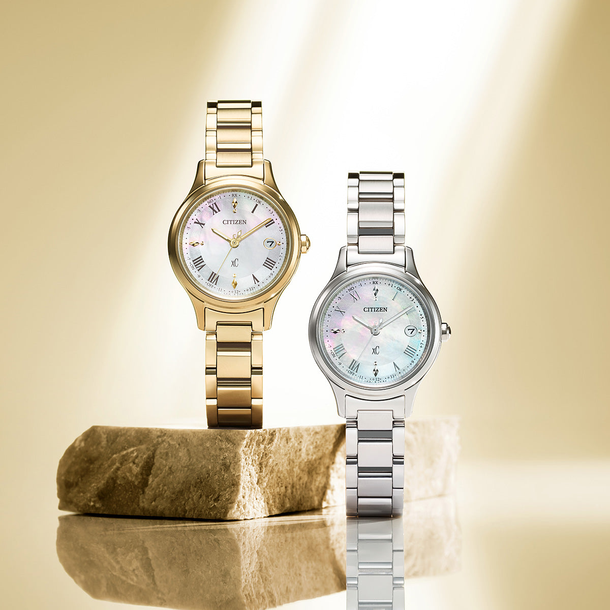 シチズン クロスシー エコドライブ 電波時計 xC ES9492-57D ティタニア ハッピーフライト レディース 腕時計 CITIZEN hikari collection【2025 新作】