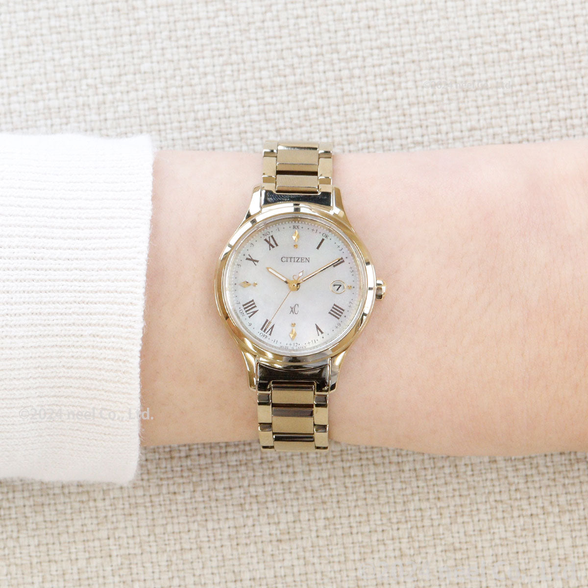 シチズン クロスシー エコドライブ 電波時計 xC ES9492-57D ティタニア ハッピーフライト レディース 腕時計 CITIZEN hikari collection【2025 新作】