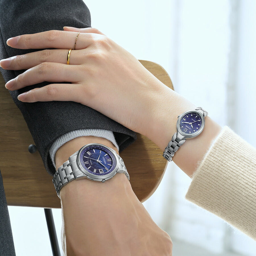 シチズン エクシード CITIZEN EXCEED エコドライブ 電波時計 DEAR Collection 限定 腕時計 ペア レディース ES9510-65L ダイレクトフライト Limited Pair Model【2026 新作】