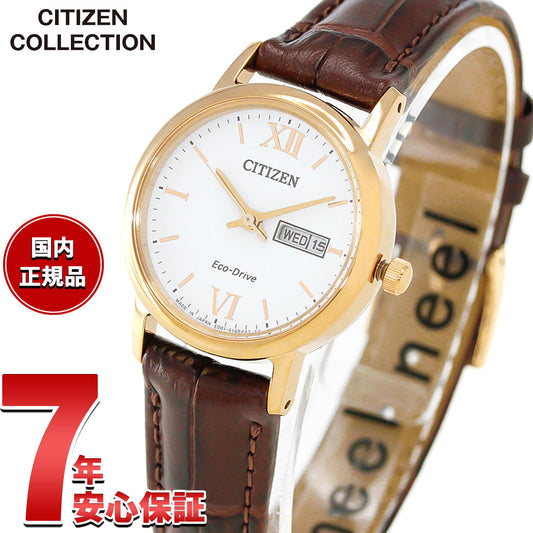 シチズン コレクション CITIZEN COLLECTION エコドライブ ソーラー 腕時計 レディース ペアウォッチ デイデイト EW3252-07A