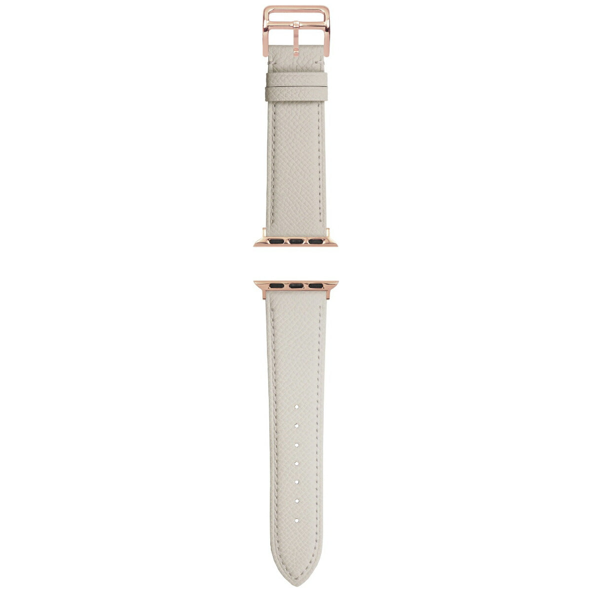 マネッタ ディ メーラ Manetta di mela アップルウォッチ Apple Watch 替えバンド ベルト メンズ レディース ワープロラックス カーフレザー 22mm シルキーホワイト/ゴールド EWB-WH-G22