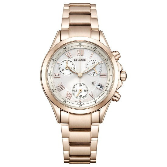 シチズン クロスシー CITIZEN xC エコドライブ ソーラー クロノグラフ 腕時計 レディース basic collection FB1405-58A【2025 新作】