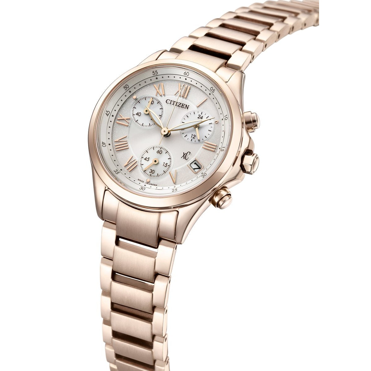 シチズン クロスシー CITIZEN xC エコドライブ ソーラー クロノグラフ 腕時計 レディース basic collection FB1405-58A【2025 新作】