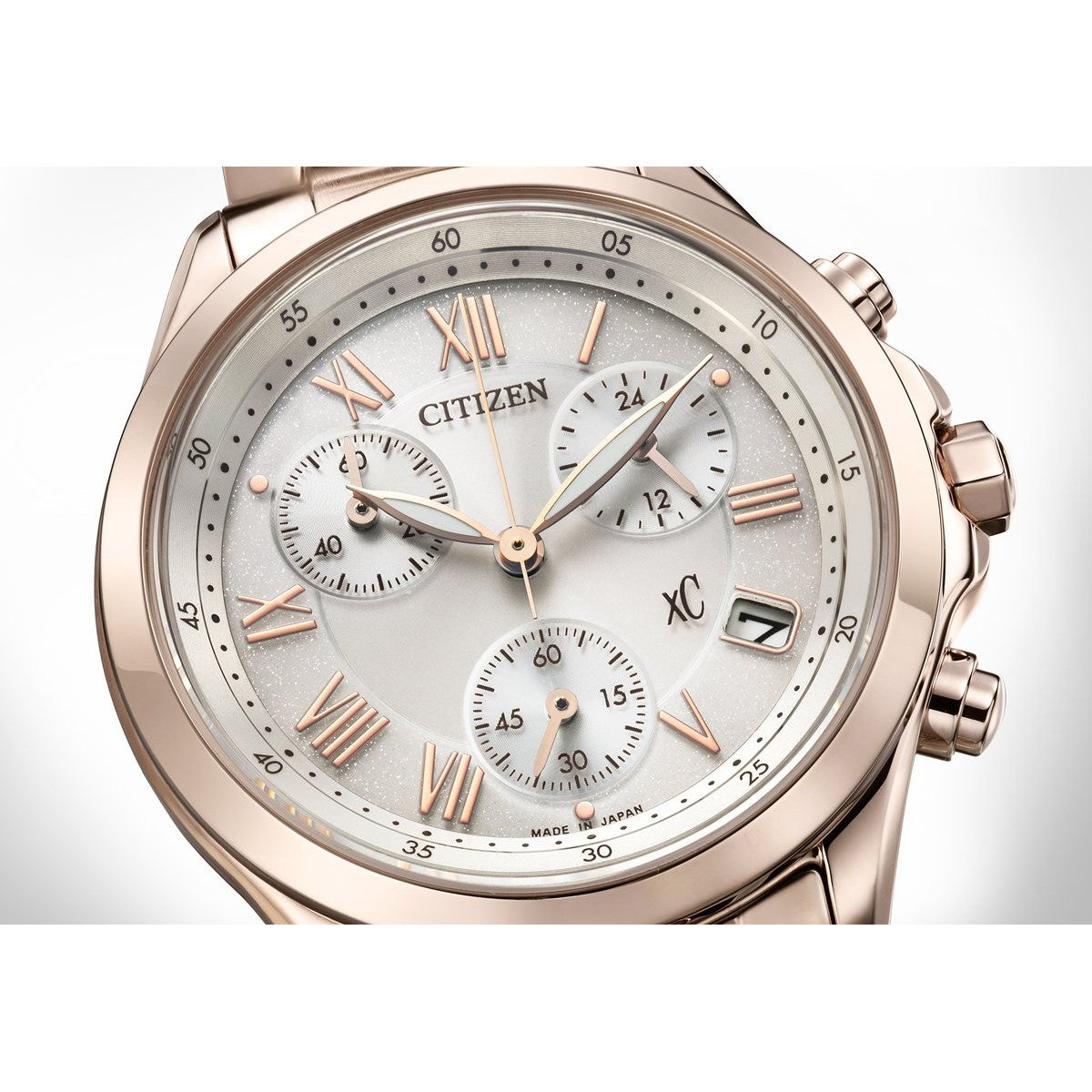 シチズン クロスシー CITIZEN xC エコドライブ ソーラー クロノグラフ 腕時計 レディース basic collection FB1405-58A【2025 新作】