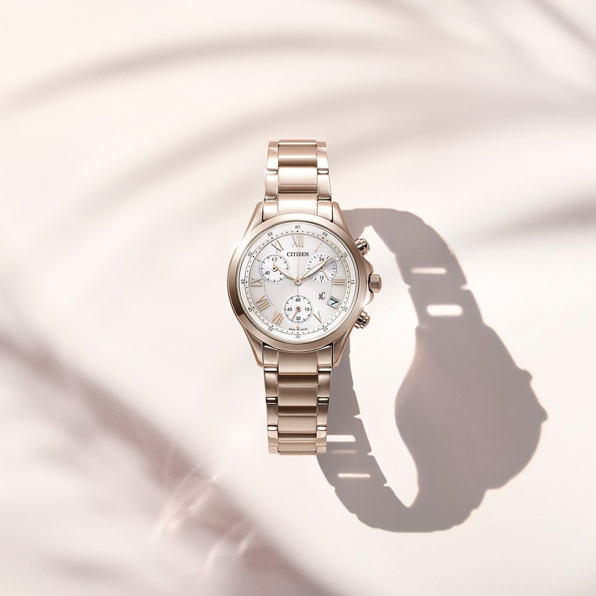 シチズン クロスシー CITIZEN xC エコドライブ ソーラー クロノグラフ 腕時計 レディース basic collection FB1405-58A【2025 新作】