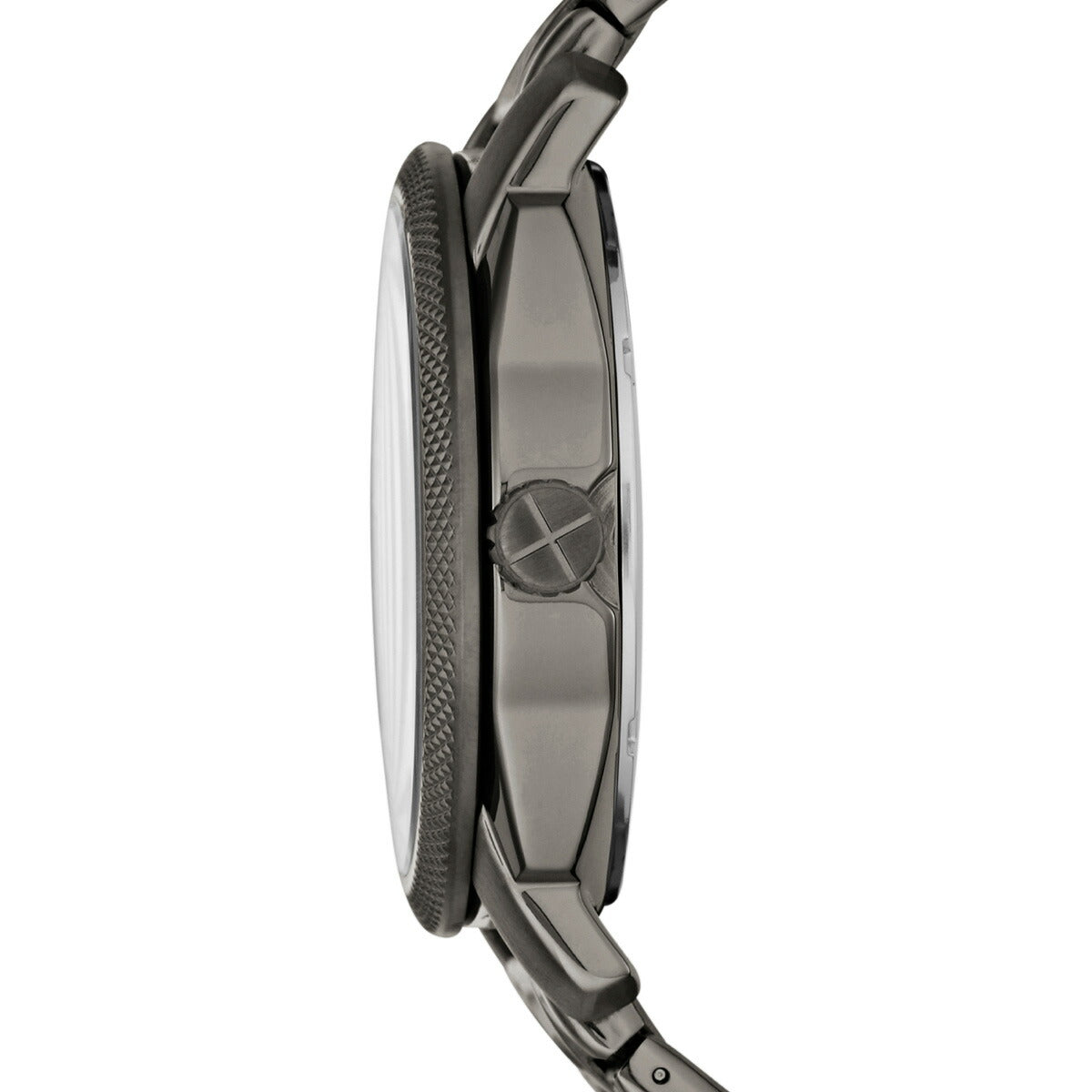 フォッシル FOSSIL 腕時計 メンズ MACHINE スモーク ステンレススチールウォッチ FS4774
