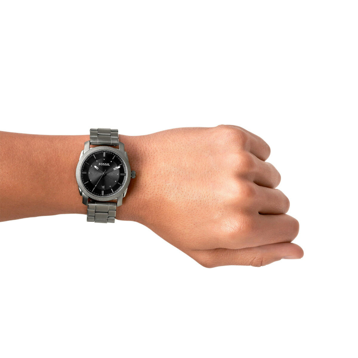 フォッシル FOSSIL 腕時計 メンズ MACHINE スモーク ステンレススチールウォッチ FS4774