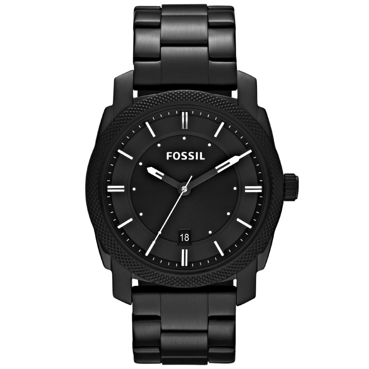 フォッシル FOSSIL 腕時計 メンズ MACHINE ブラック ステンレススチールウォッチ FS4775