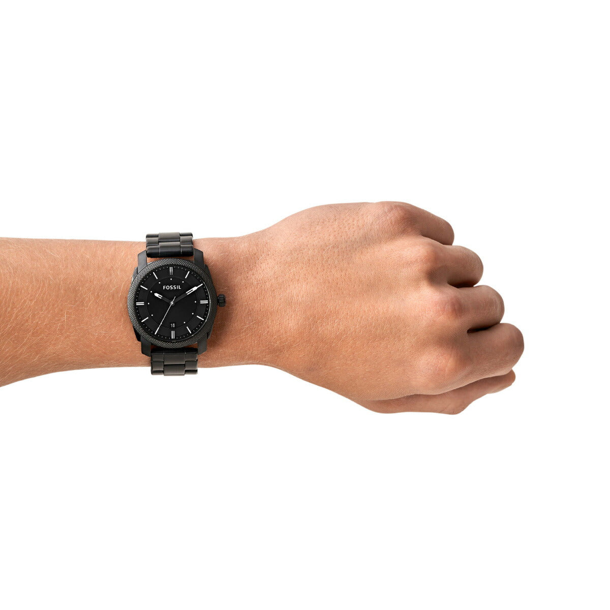 フォッシル FOSSIL 腕時計 メンズ MACHINE ブラック ステンレススチールウォッチ FS4775