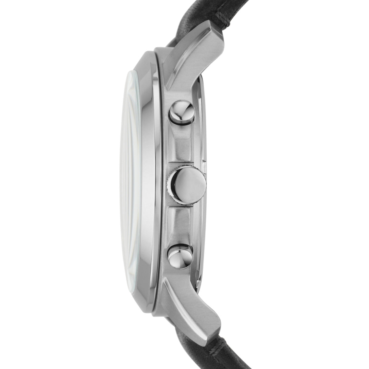 フォッシル FOSSIL 腕時計 メンズ GRANT クロノグラフ ブラック レザーウォッチ FS4812