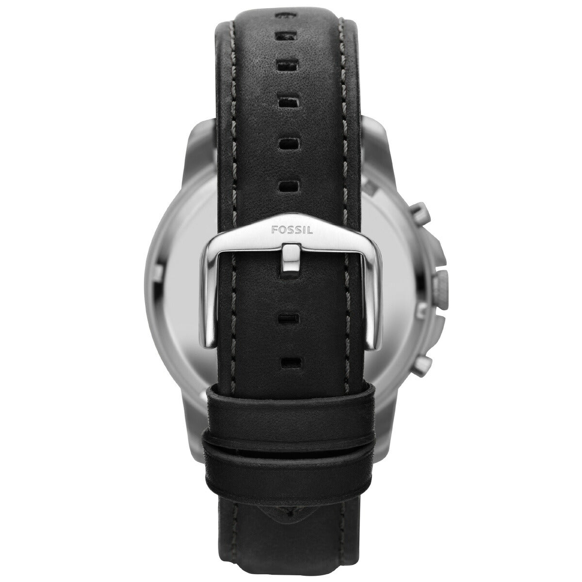 フォッシル FOSSIL 腕時計 メンズ GRANT クロノグラフ ブラック レザーウォッチ FS4812