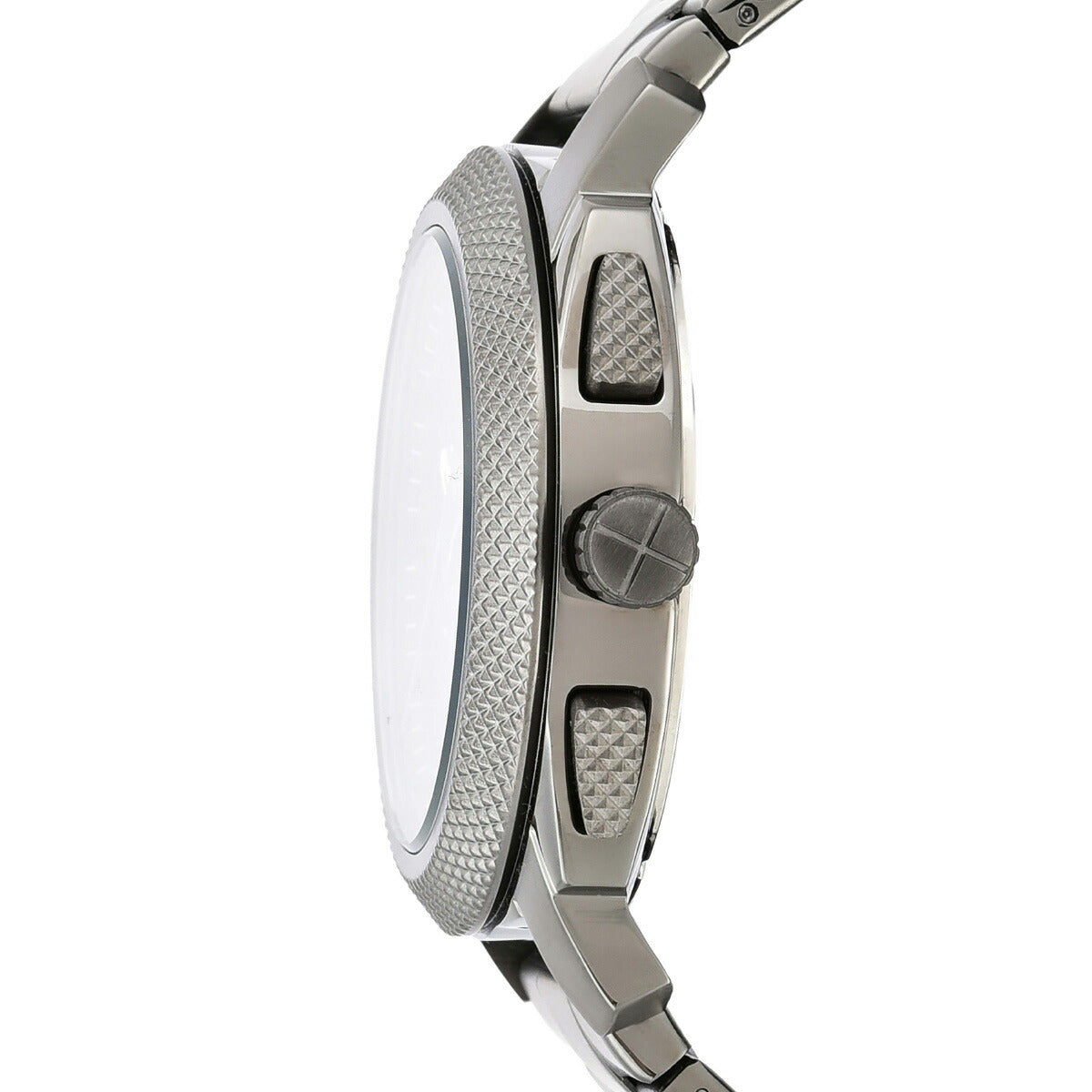 フォッシル FOSSIL 腕時計 メンズ MACHINE クロノグラフ スモークステンレススチールウォッチ FS4931