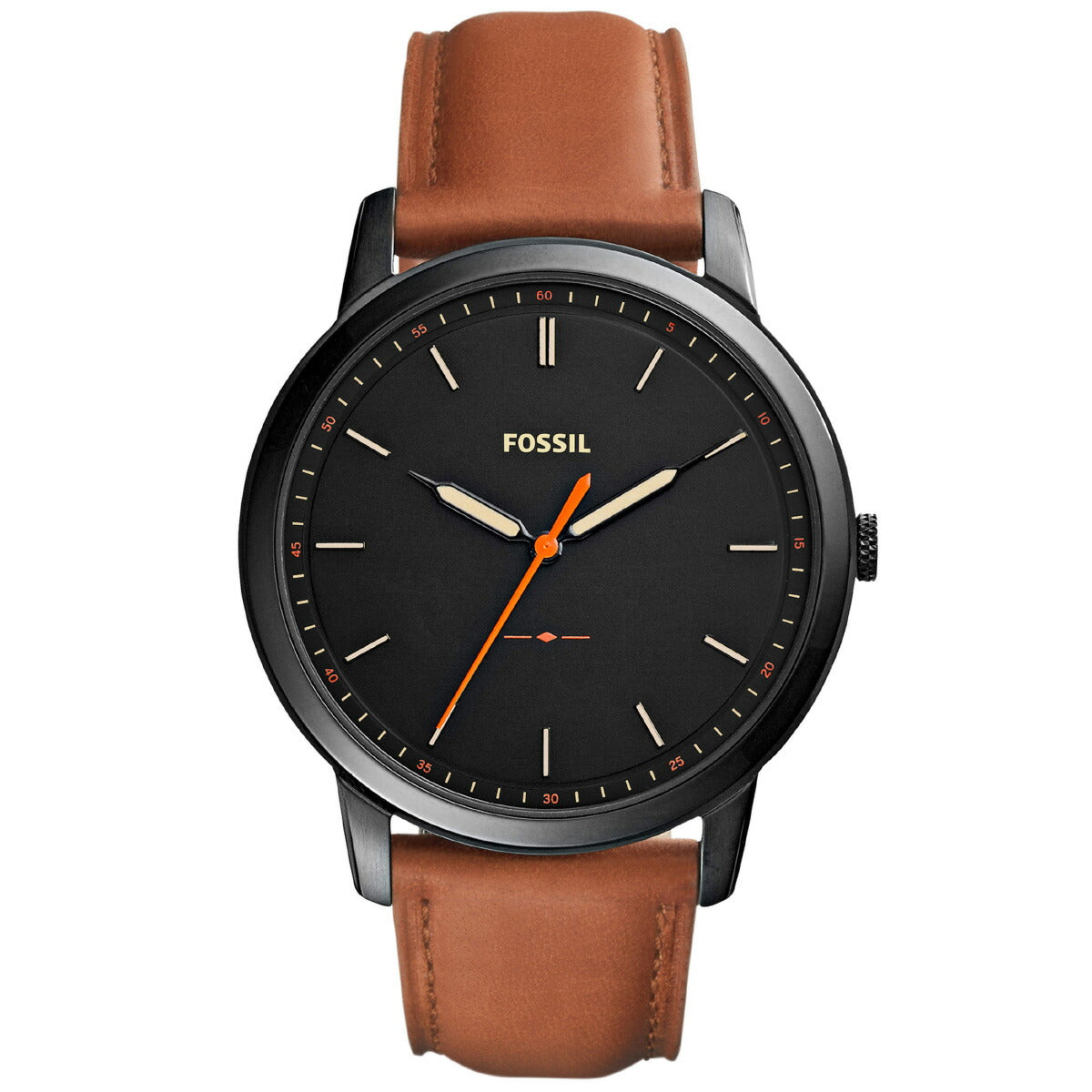 フォッシル FOSSIL 腕時計 メンズ MINIMALIST SLIM 三針 ライトブラウン レザーウォッチ FS5305